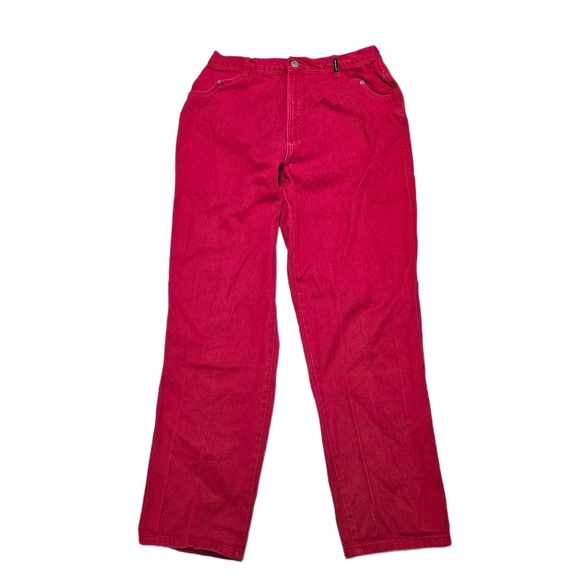 Rockies Authentic Jeanwear Vintage Bold Red Denim Womens Jeans - Picture 1 of 12